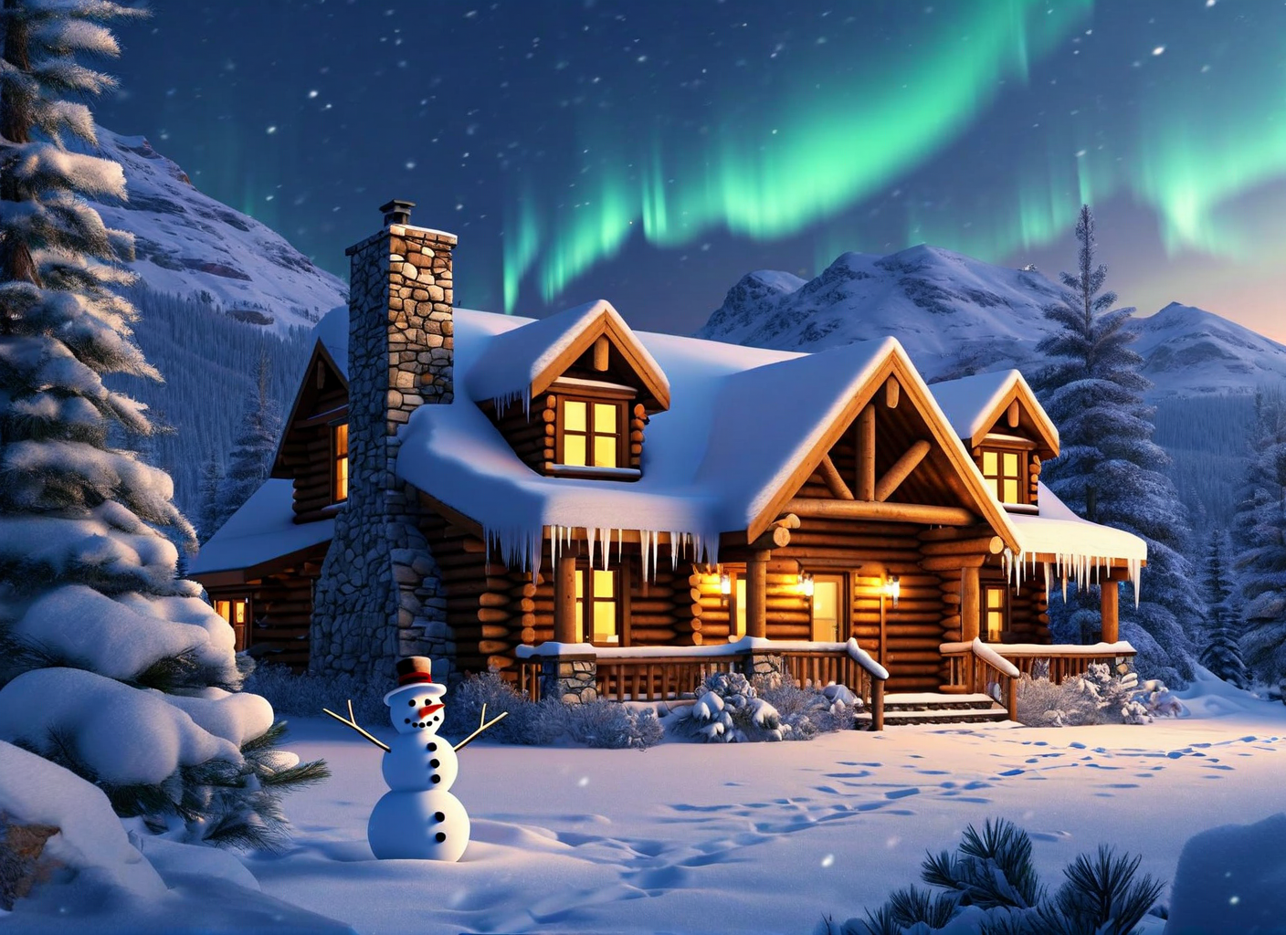 Winter Cabin